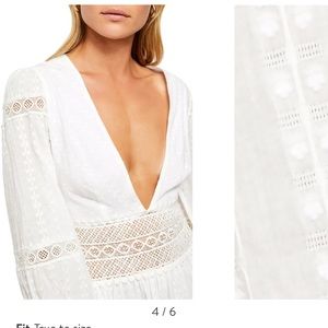 NWT free people dress white